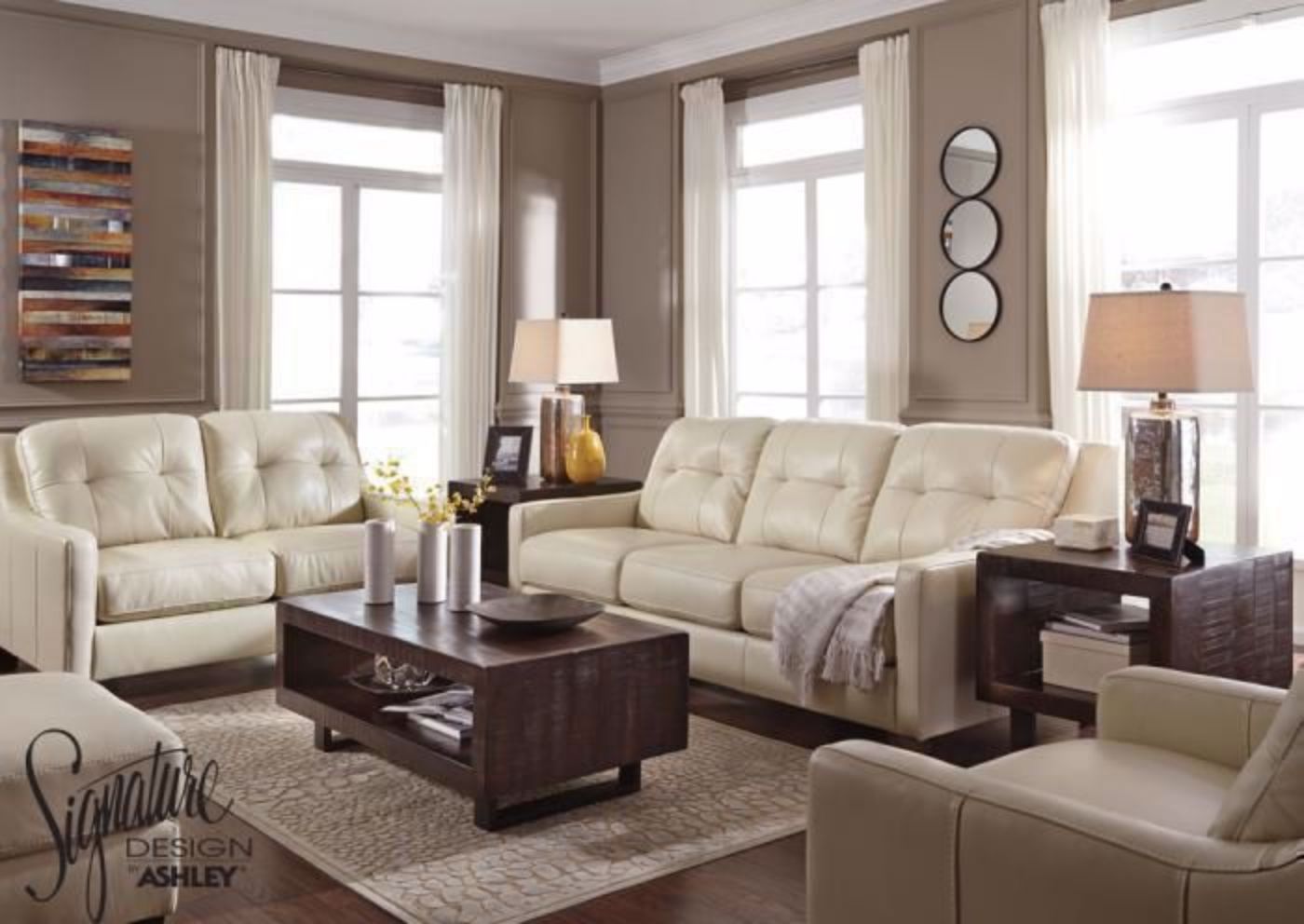 Picture of O'Kean Sofa Set - White