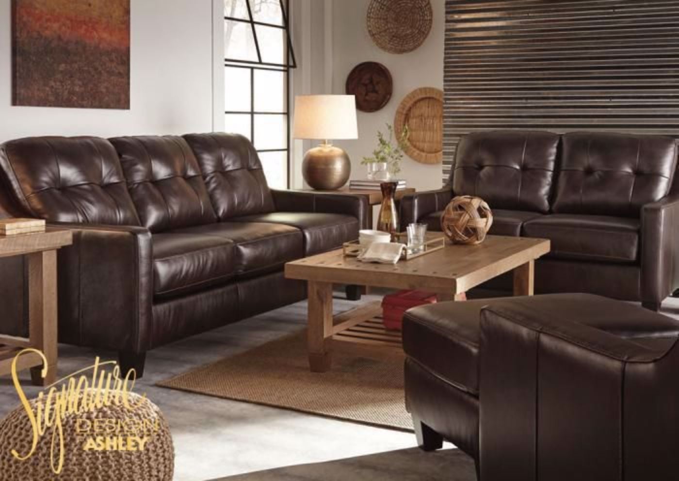 Picture of O'Kean Sofa Set - Brown