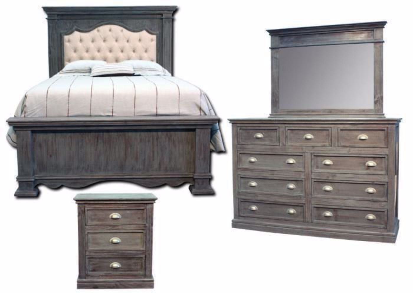 Picture of Tuscana Bedroom Set - Gray