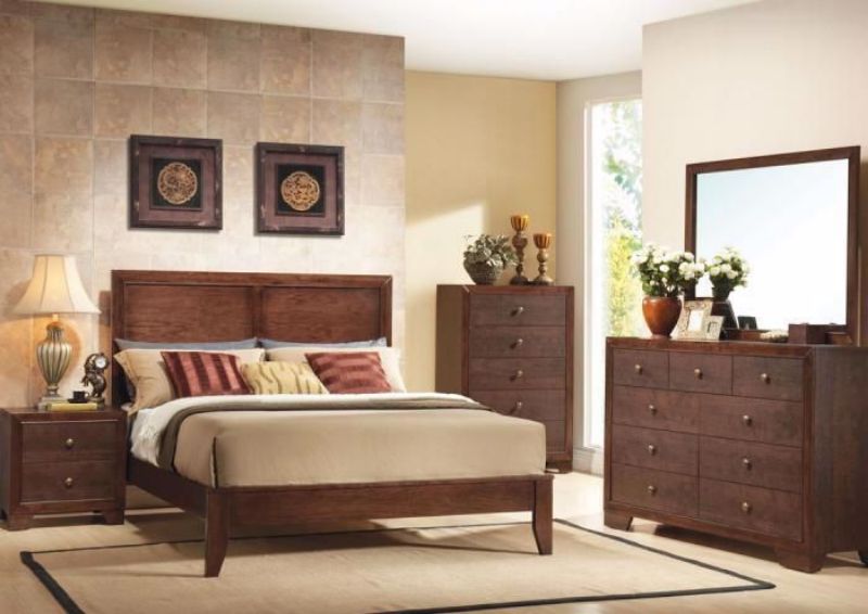 Picture of Willowwood Creek Bedroom Set - Brown