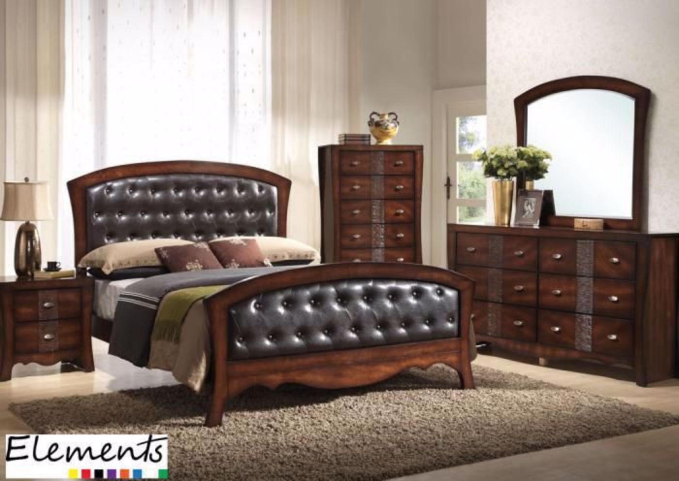 Picture of Jenny Bedroom Set - Brown and Black