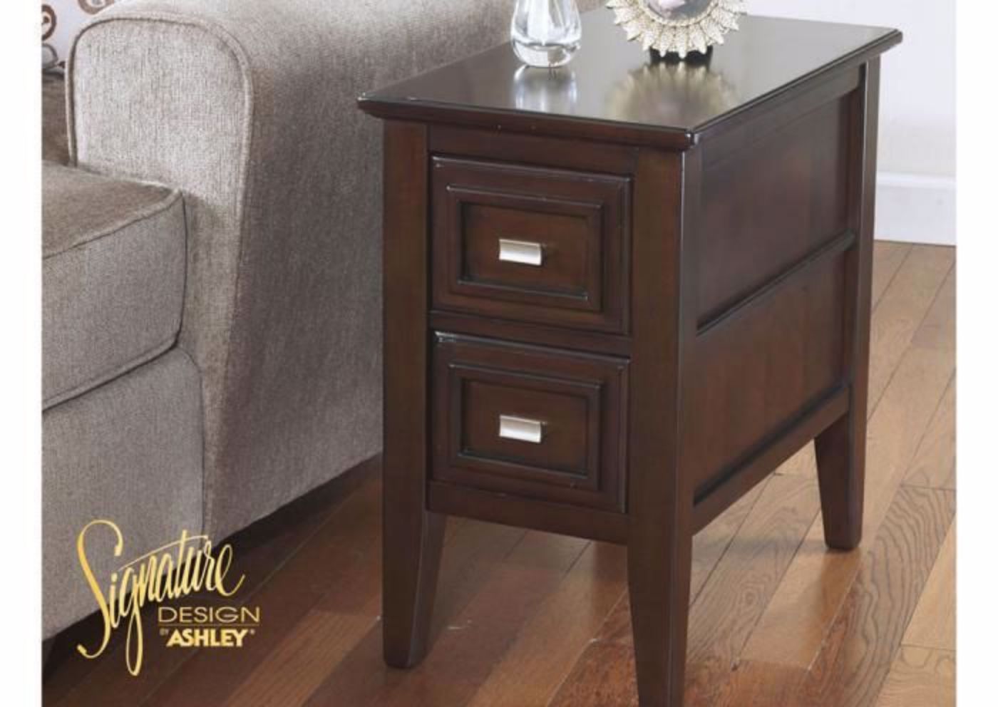 Picture of Fontaine Chairside End Table - Brown