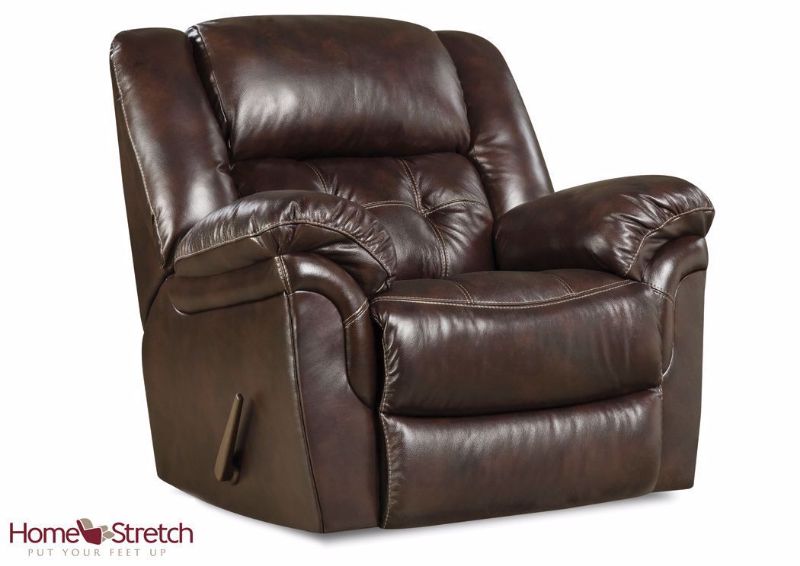 Abilene Rocker Recliner Dark Brown Home Furniture