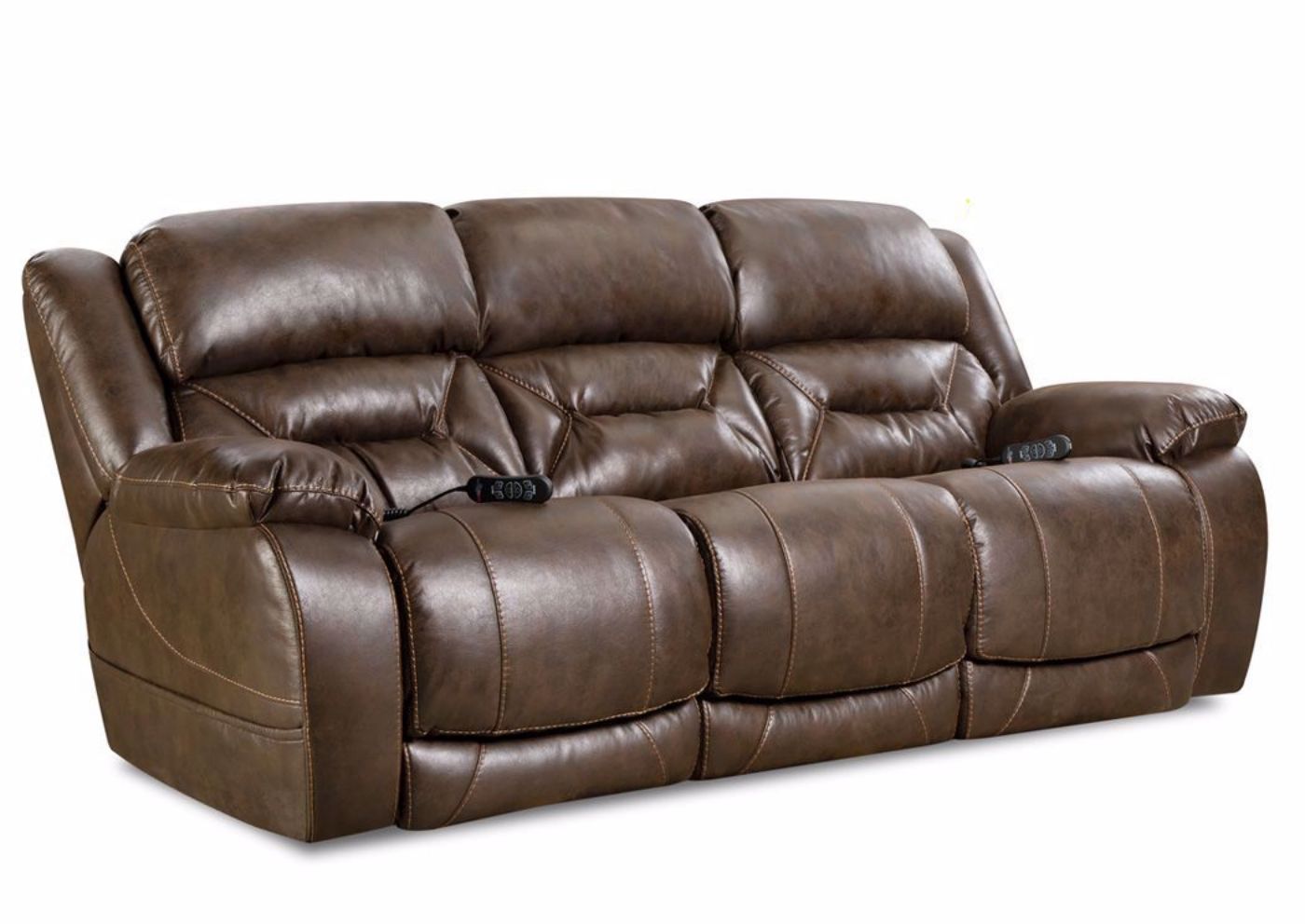 Picture of Badlands POWER Reclining Sofa - Dark Brown