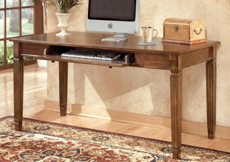 View of Hamlyn Desk by Ashley Furniture in Room Setting | Home Furniture Plus Bedding