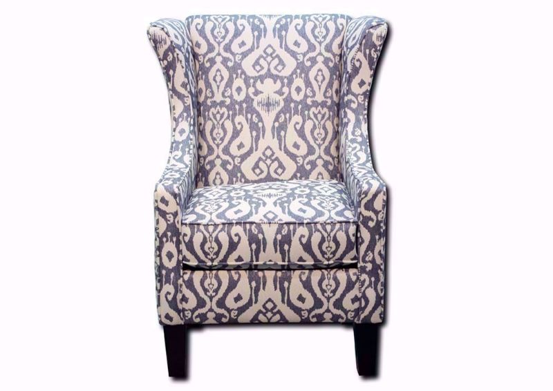 Casbah Accent Chair With a Multi-Color Patterned Upholstery Facing Front | Home Furniture Plus Mattress