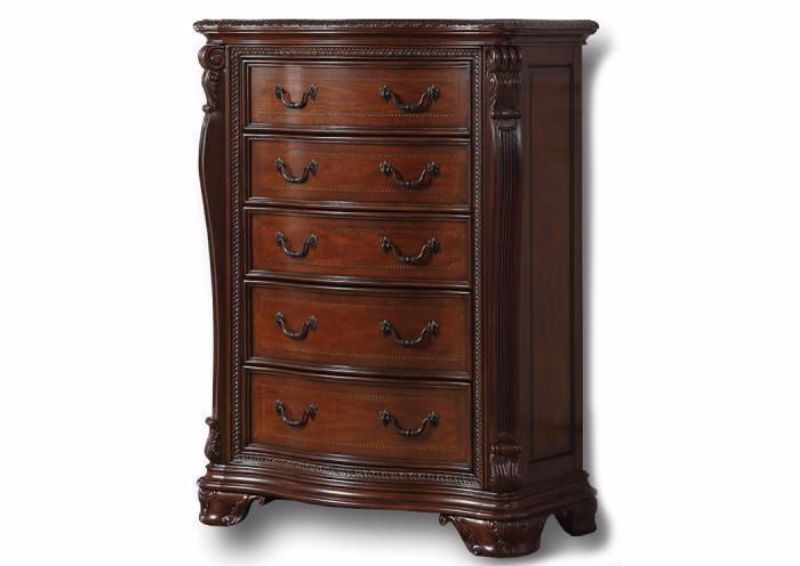 Picture of Chateau Orleans Chest of Drawers - Brown