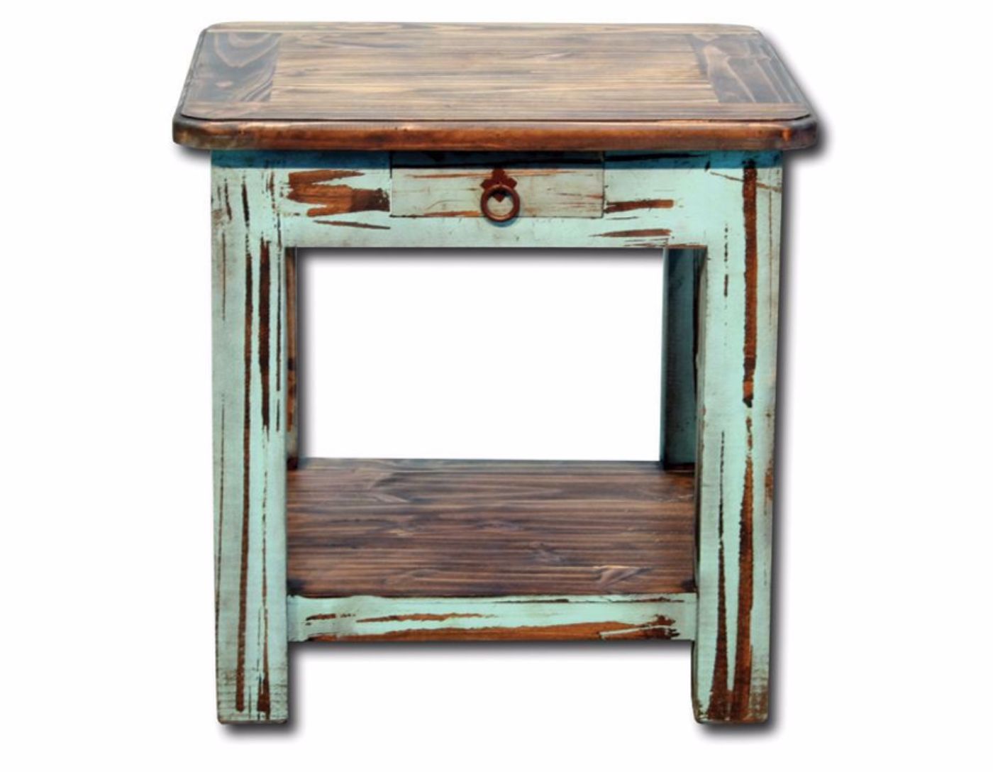 Picture of Cottage End Table - Turquoise