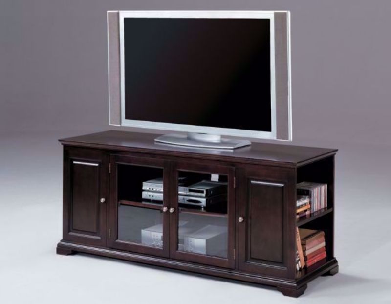 Eleanor TV Stand, Brown, Angle, Room Shot | Home Furniture Plus Bedding