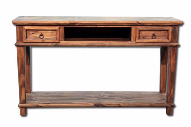 Picture of Europa Antique TV Stand - Brown