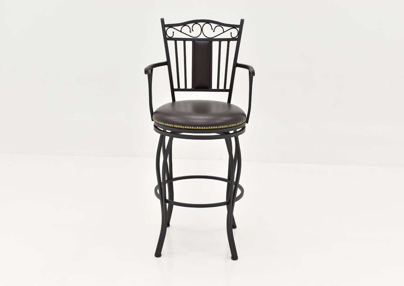 Garcia 30 Inch Barstool - Dark Brown | Home Furniture Plus Bedding