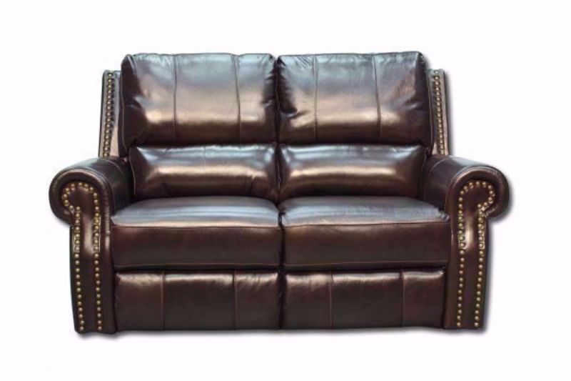 Top Grain Dark Brown Leather Gunnison Reclining Loveseat by  Man Wah  | Home Furniture Plus Bedding