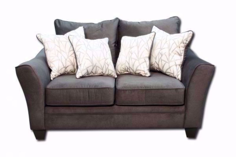 Gray Hampstead Loveseat by American Furniture, Front Facing | Home Furniture Plus Mattress