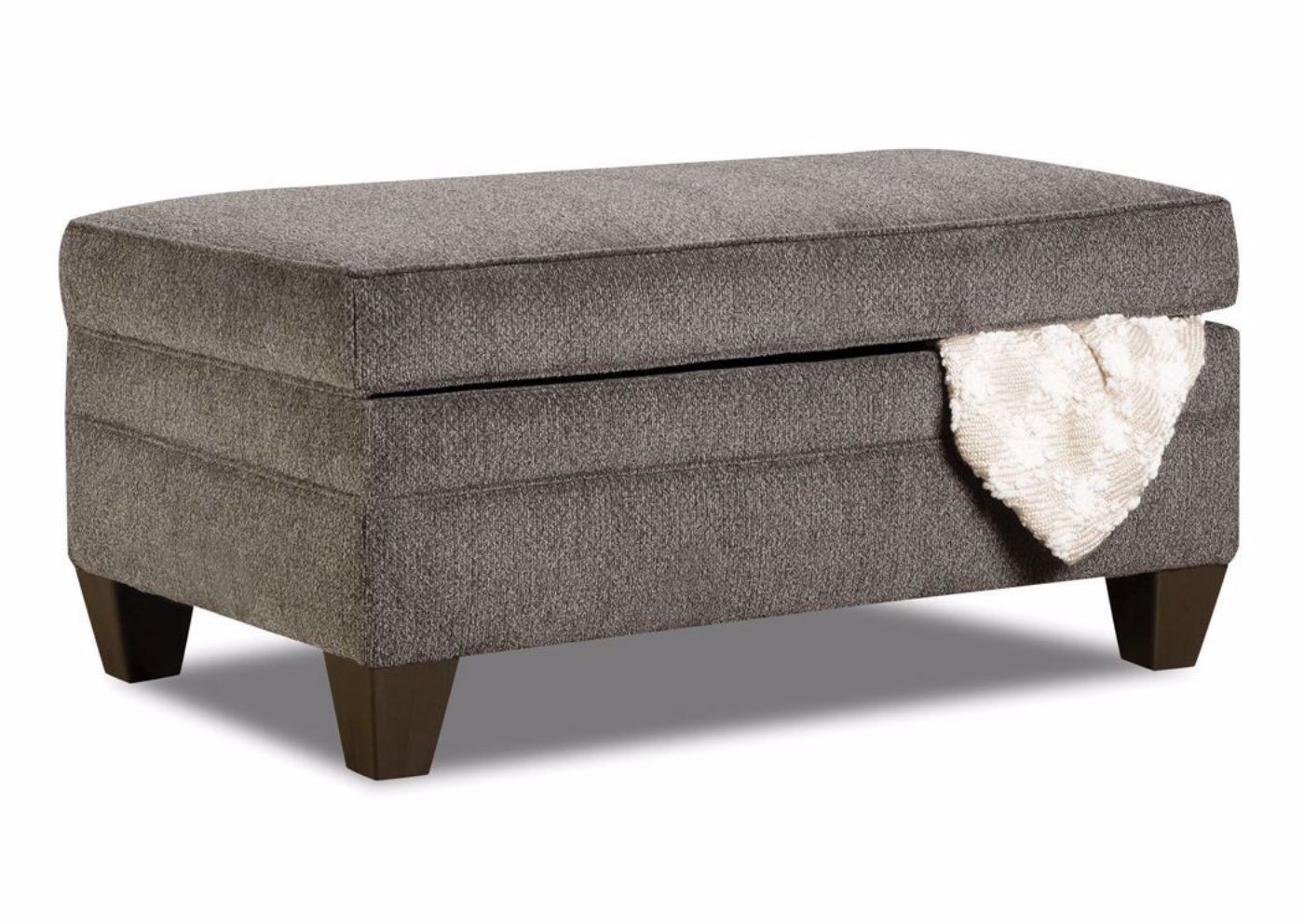 Picture of Hudson Storage Ottoman - Gray