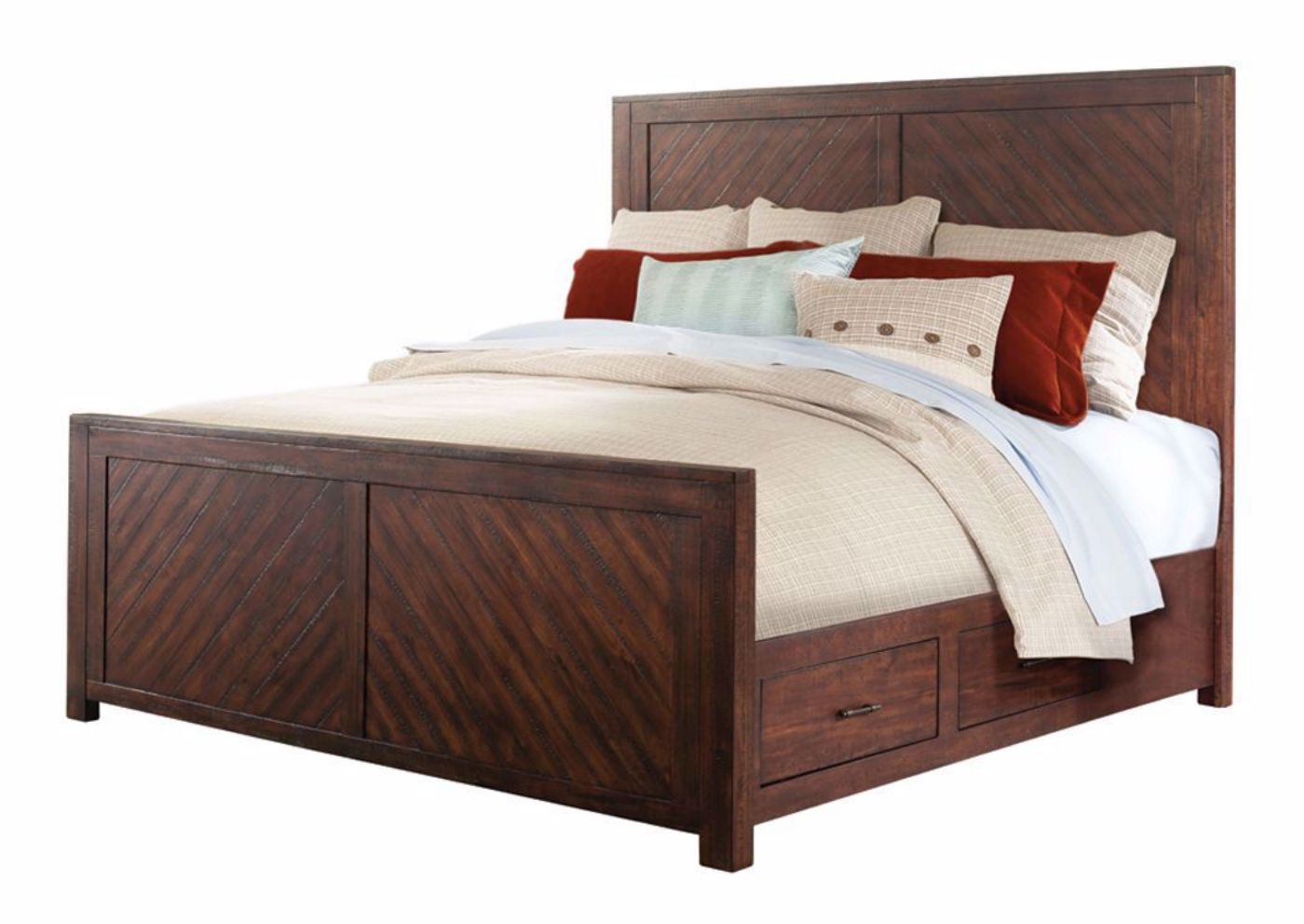 Picture of Jax Queen Bed - Dark Brown