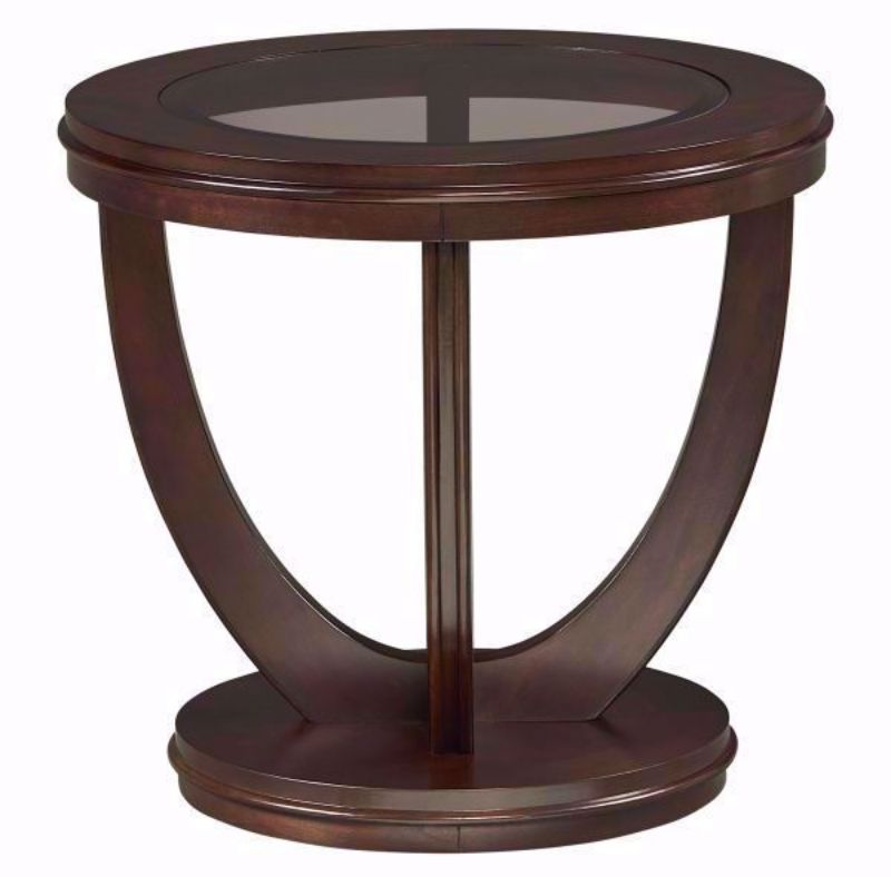 Cherry Brown LaJolla End Table Facing Front | Home Furniture Plus Mattress