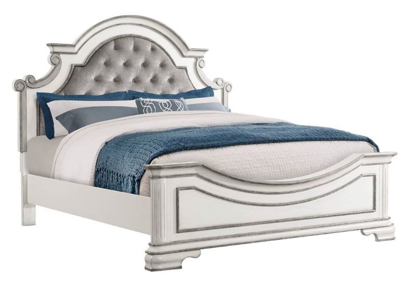 Picture of Leighton Manor Queen Bed - Silver Gray