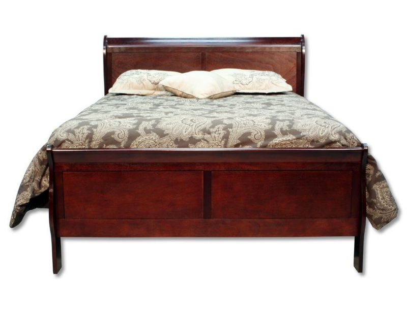 Picture of Louis Philippe Queen Bed - Brown