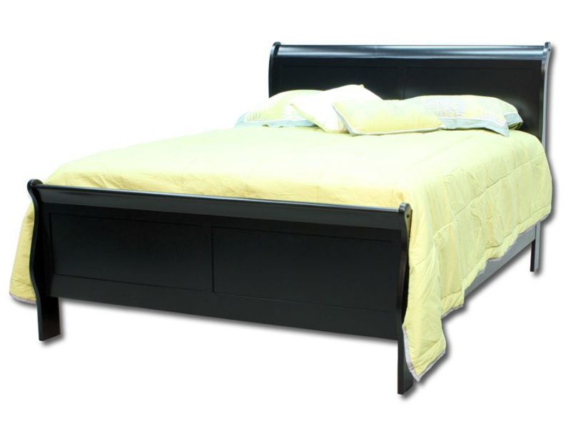 Picture of Louis Philippe King Bed - Black