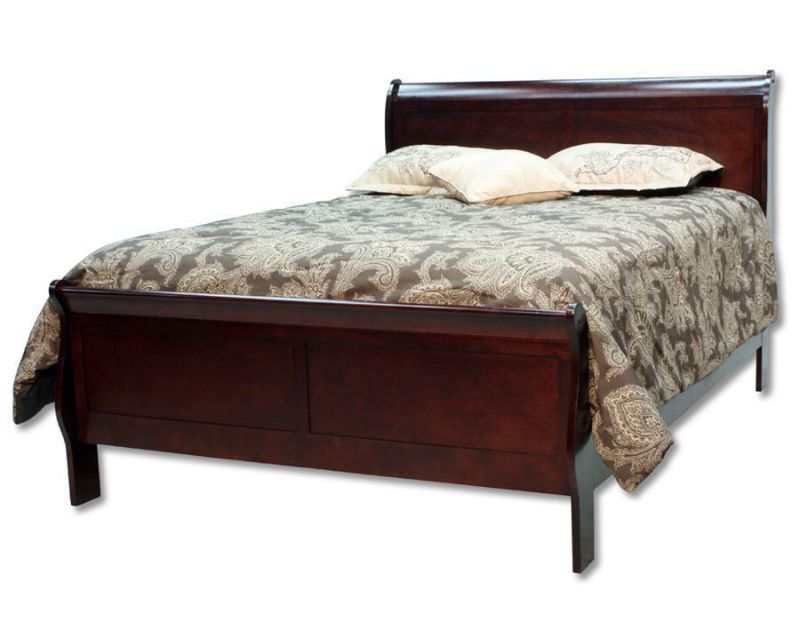 Picture of Louis Philippe King Bed - Brown