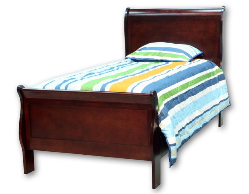 Picture of Louis Philippe Twin Bed - Brown