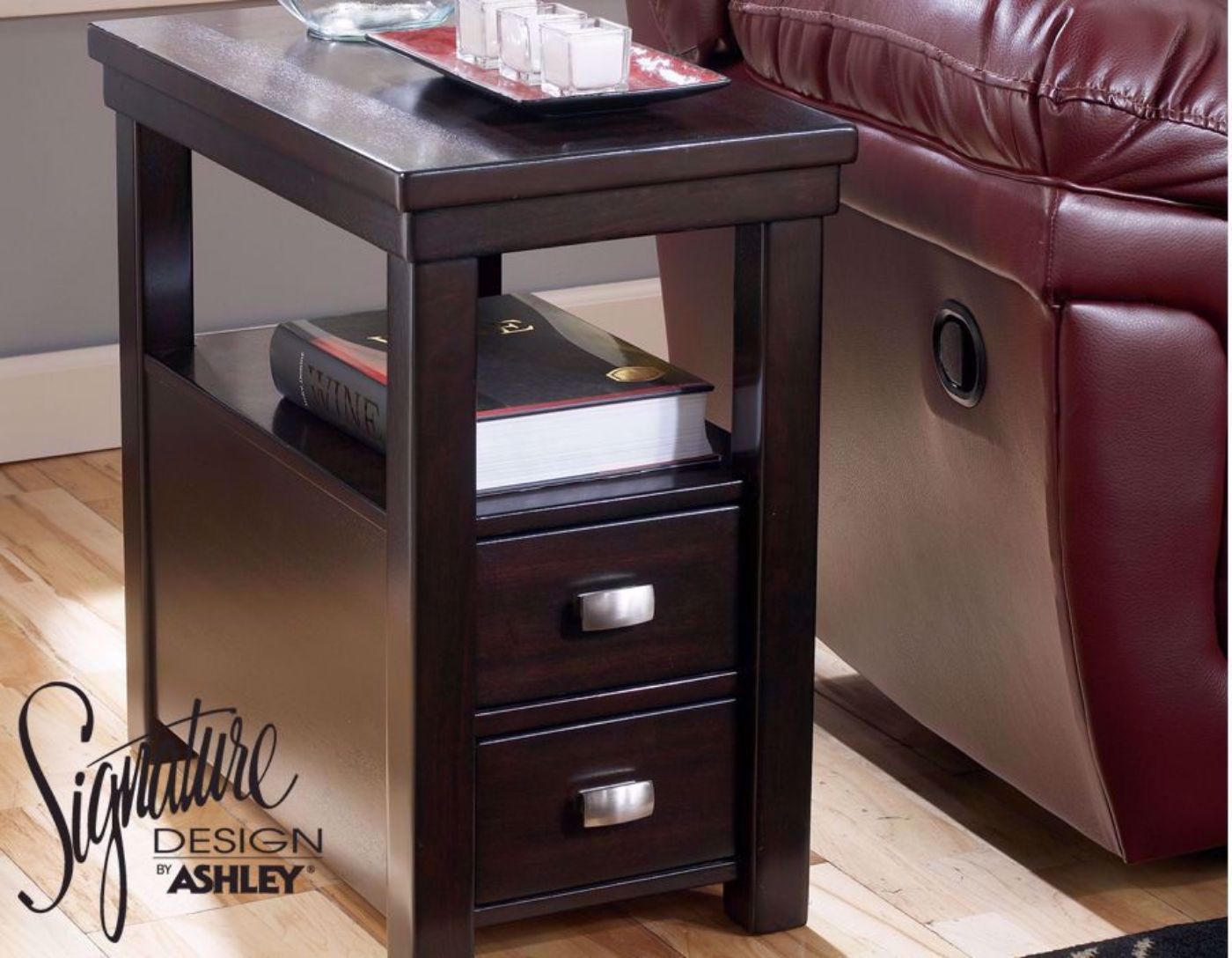 Hatsuko Recliner End Table by Ashley Furniture | Home Furniture Plus Mattress