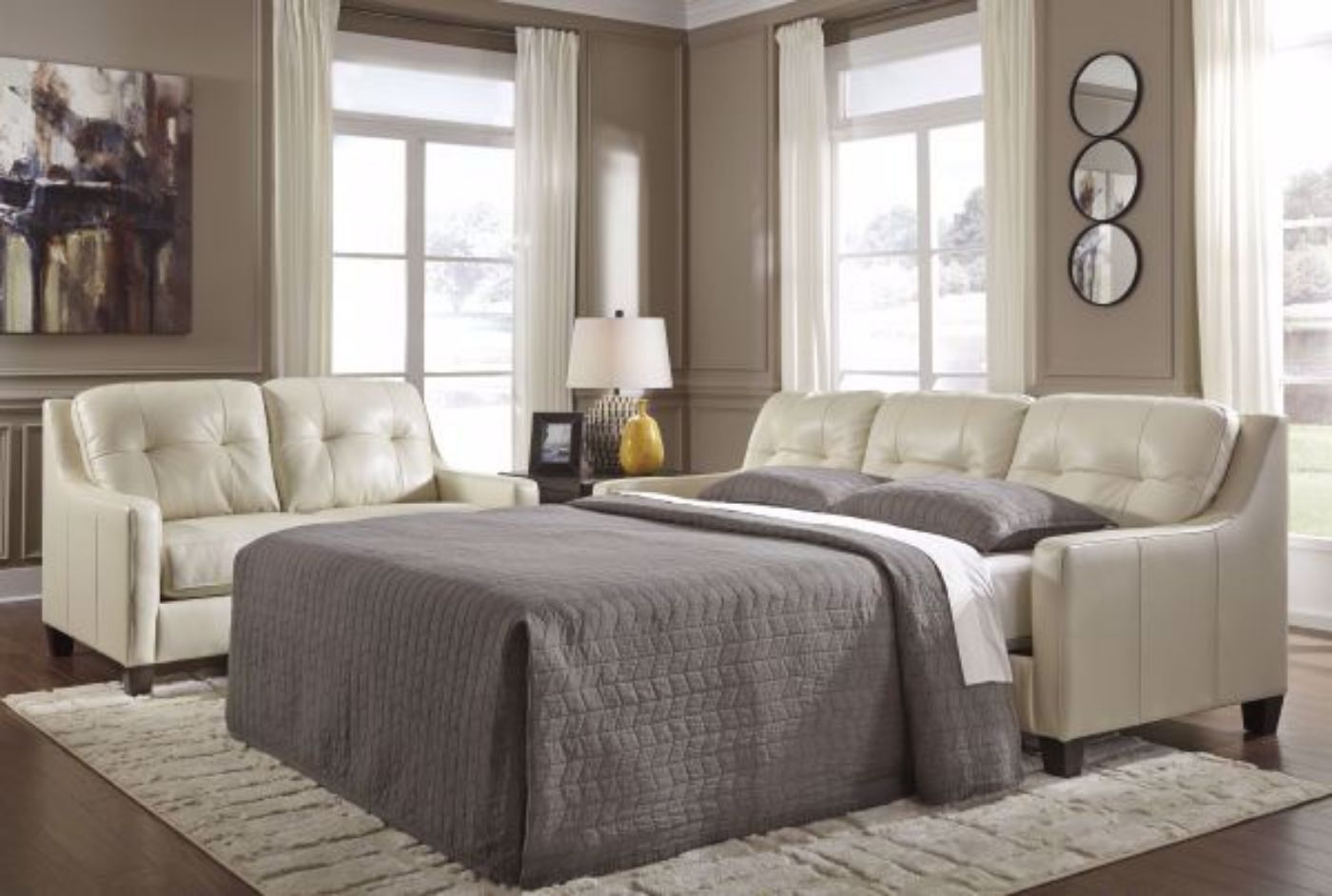 Picture of O'Kean Sleeper Sofa  - Creamy Off White