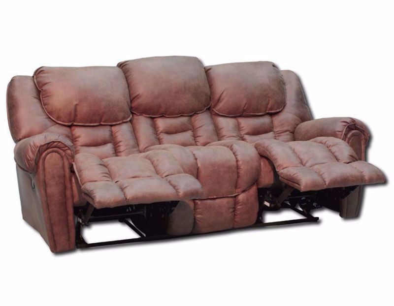 Santa Monica Santa Monica Reclining Sofa by Homestretch at an Angle in the Reclined Position | Home Furniture Plus Bedding