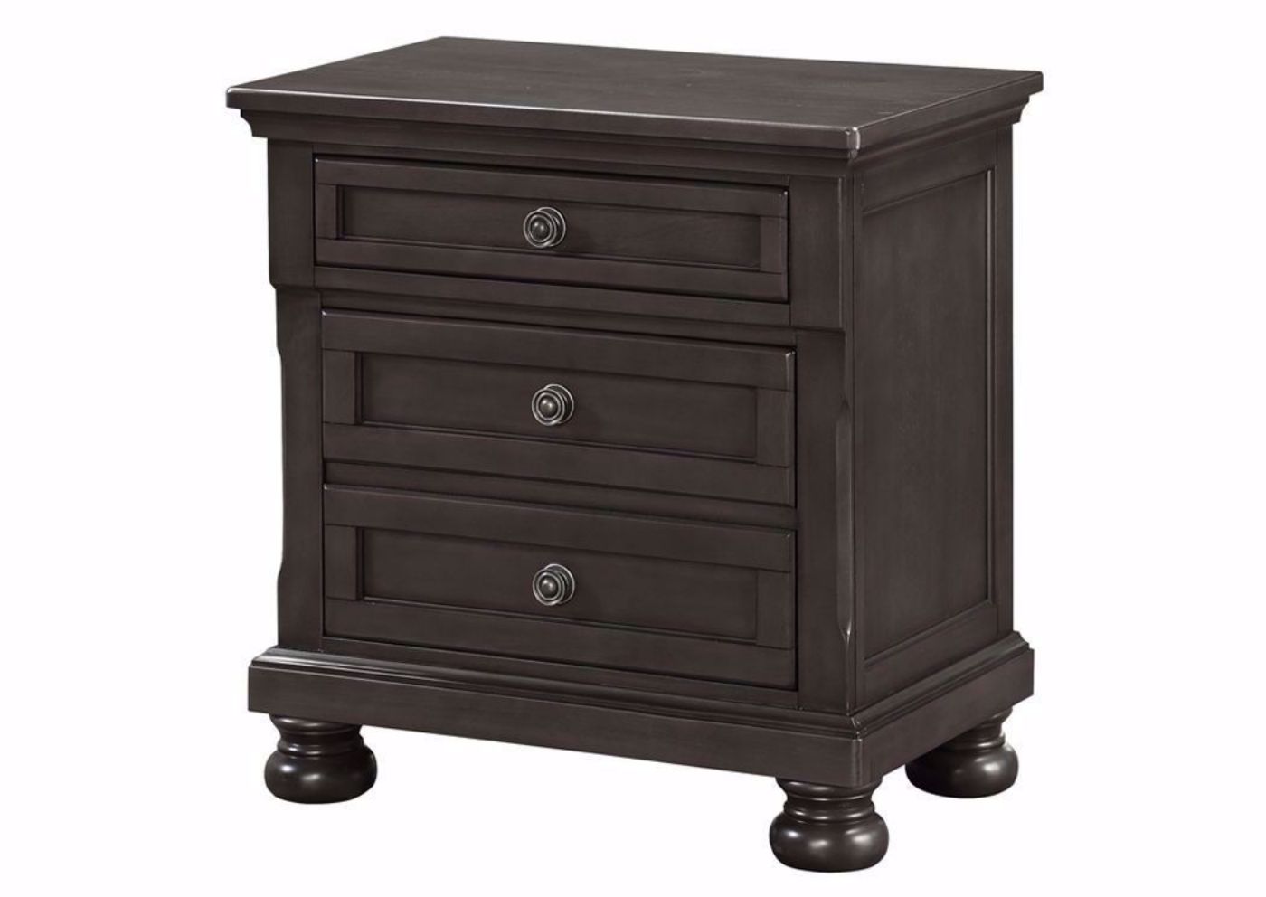 Sofia Nightstand, Gray | Home Furniture Plus Bedding