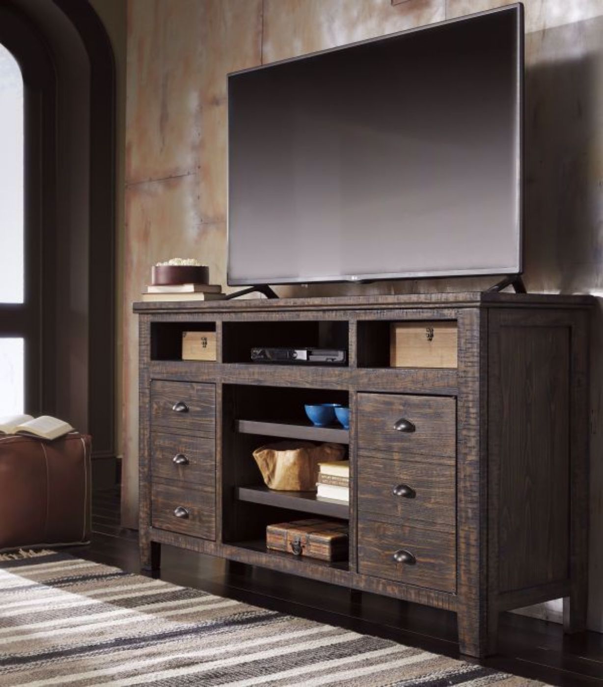 Picture of Trudell TV Stand - Dark Brown