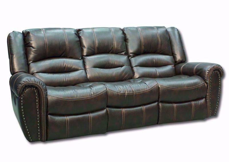 Brown Torino Reclining Sofa at an Angle | Home Furniture Plus Bedding