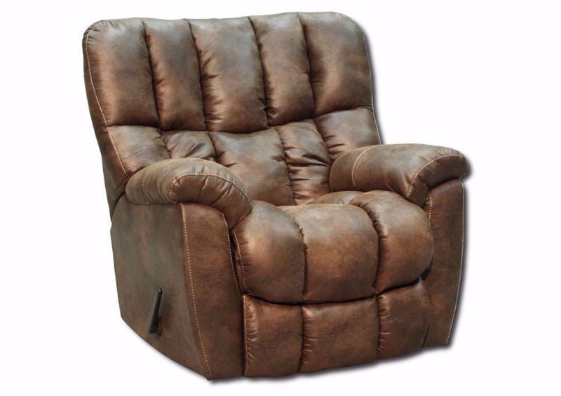 Rawlings Rocker Recliner with Brown Microfiber Upholstery | Home Furniture Plus Bedding