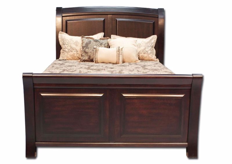 Ridgely Queen Bed Dark Brown Home Furniture