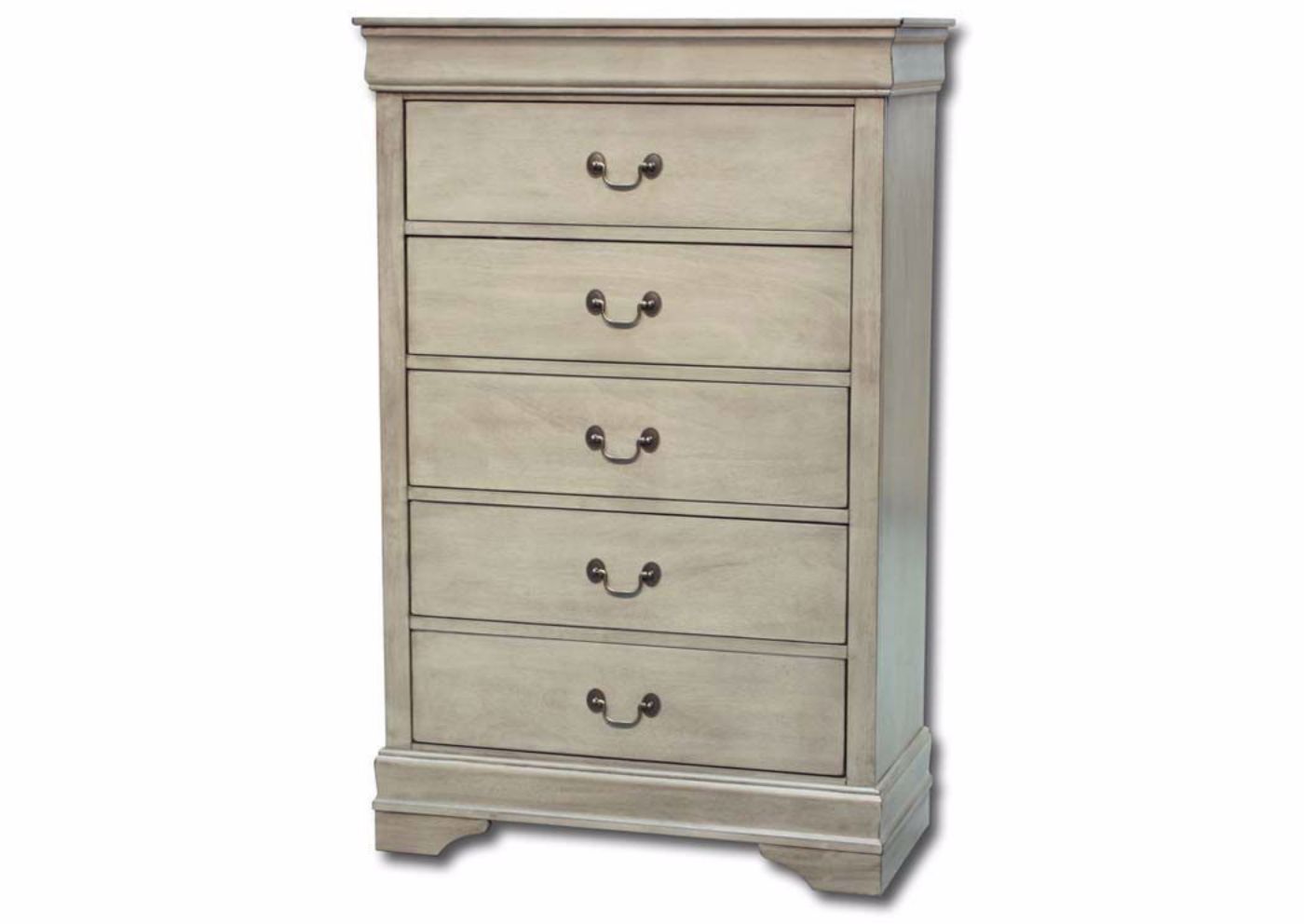 Picture of Louis Philippe Chest of Drawers - Gray