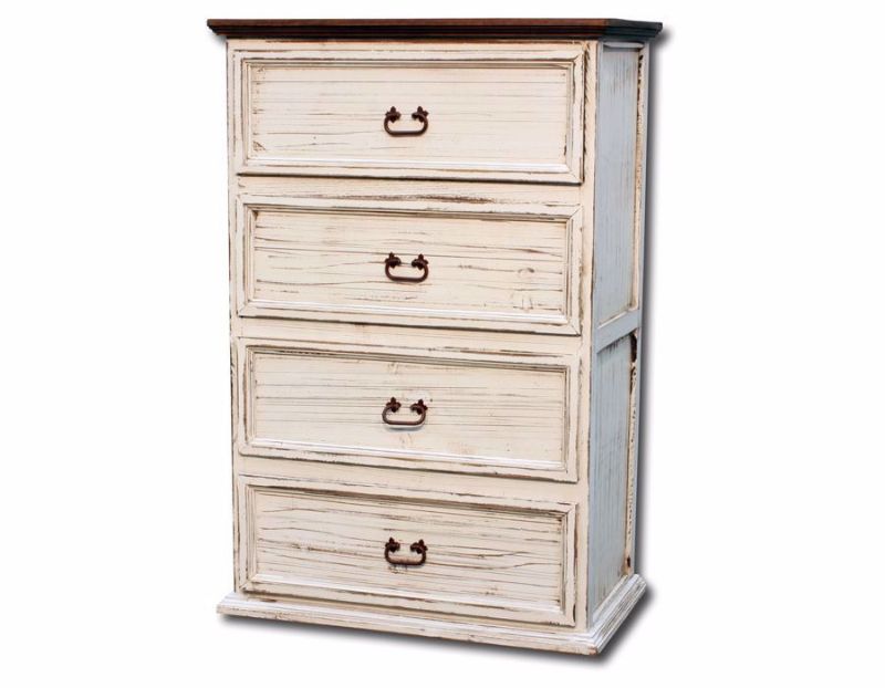 Picture of Chateau 4 Drawer Bedroom Chest - White