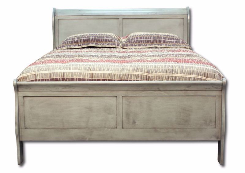 Picture of Louis Philippe King Bed - Gray