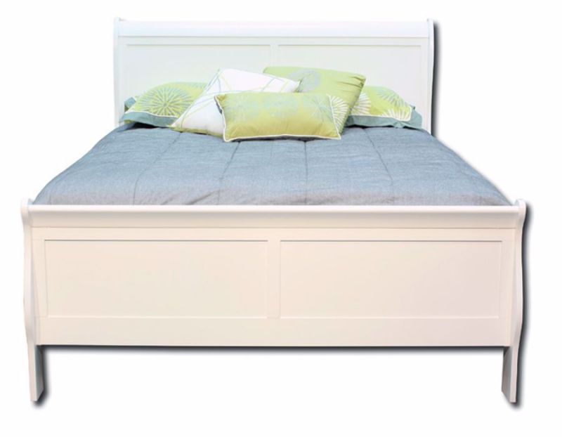 Picture of Louis Philippe Queen Bed - White