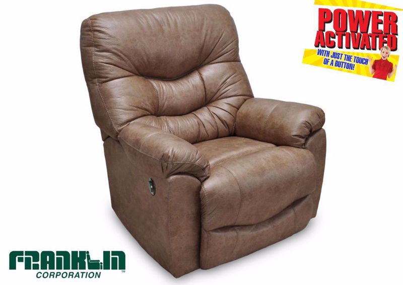 Picture of Marshall POWER Rocker Recliner - Brown