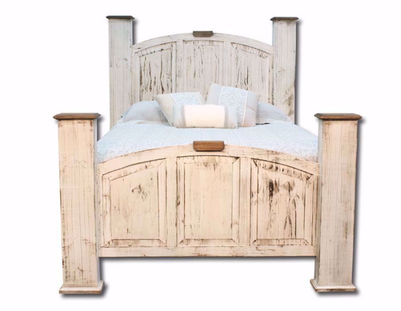 Chateau King Bed, White, Front Facing | Home Furniture Plus Bedding