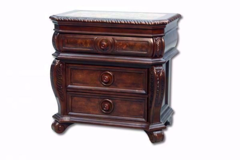 Sable Brown Hillsboro Nightstand at an Angle | Home Furniture Plus Mattress