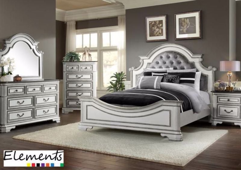 Picture of Leighton Manor Bedroom Set -Silver Gray