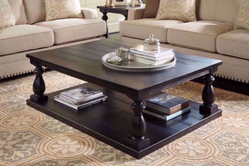 Mallacar Coffee Table by Ashley Furniture in Room Setting | Home Furniture Plus Bedding