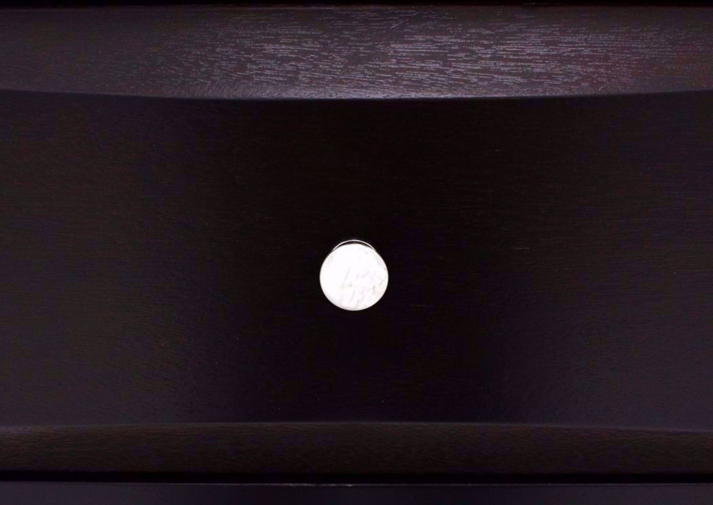 Dark Cherry Brown Emily Chest of Drawers Round Metal Drawer Pull | Home Furniture Plus Mattress