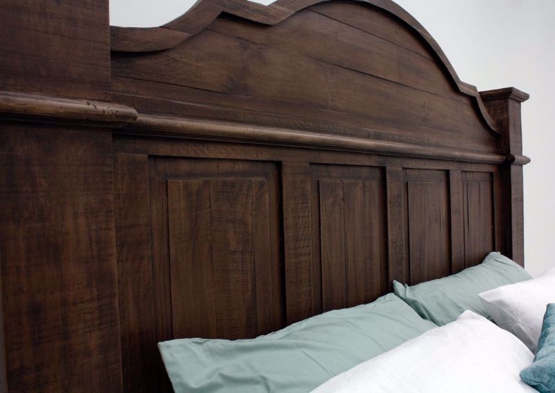 Picture of Titan King Bed  - Dark Brown