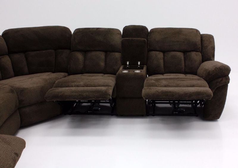 Picture of Santorini Power Reclining Sectional - Brown