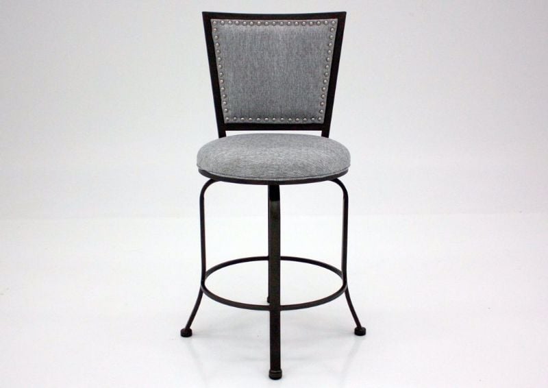 Picture of Belle Grove 24 Inch Swivel Bar Stool - Gray
