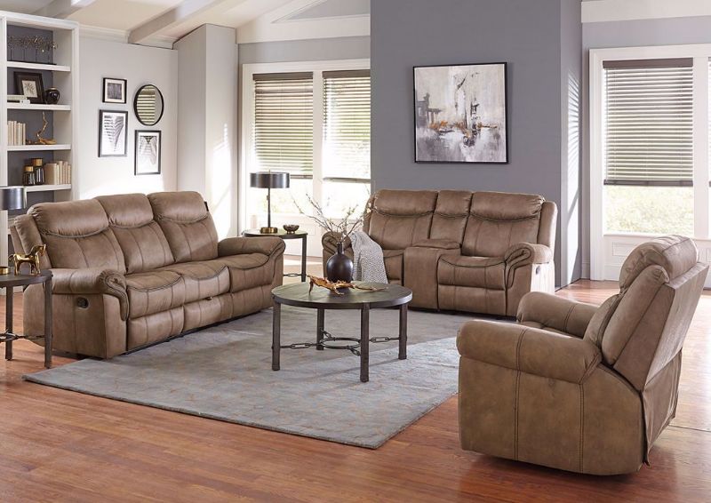 Picture of Knoxville Reclining Living Room - Brown