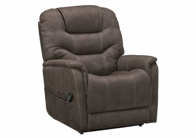 Ballister Lift Recliner by Ashley Furniture with Brown Upholstery and Contemporary Design | Home Furniture Plus Bedding