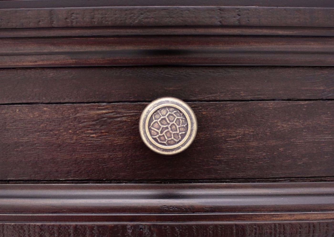 Picture of Dark Pine Chest of Drawers - Dark Brown