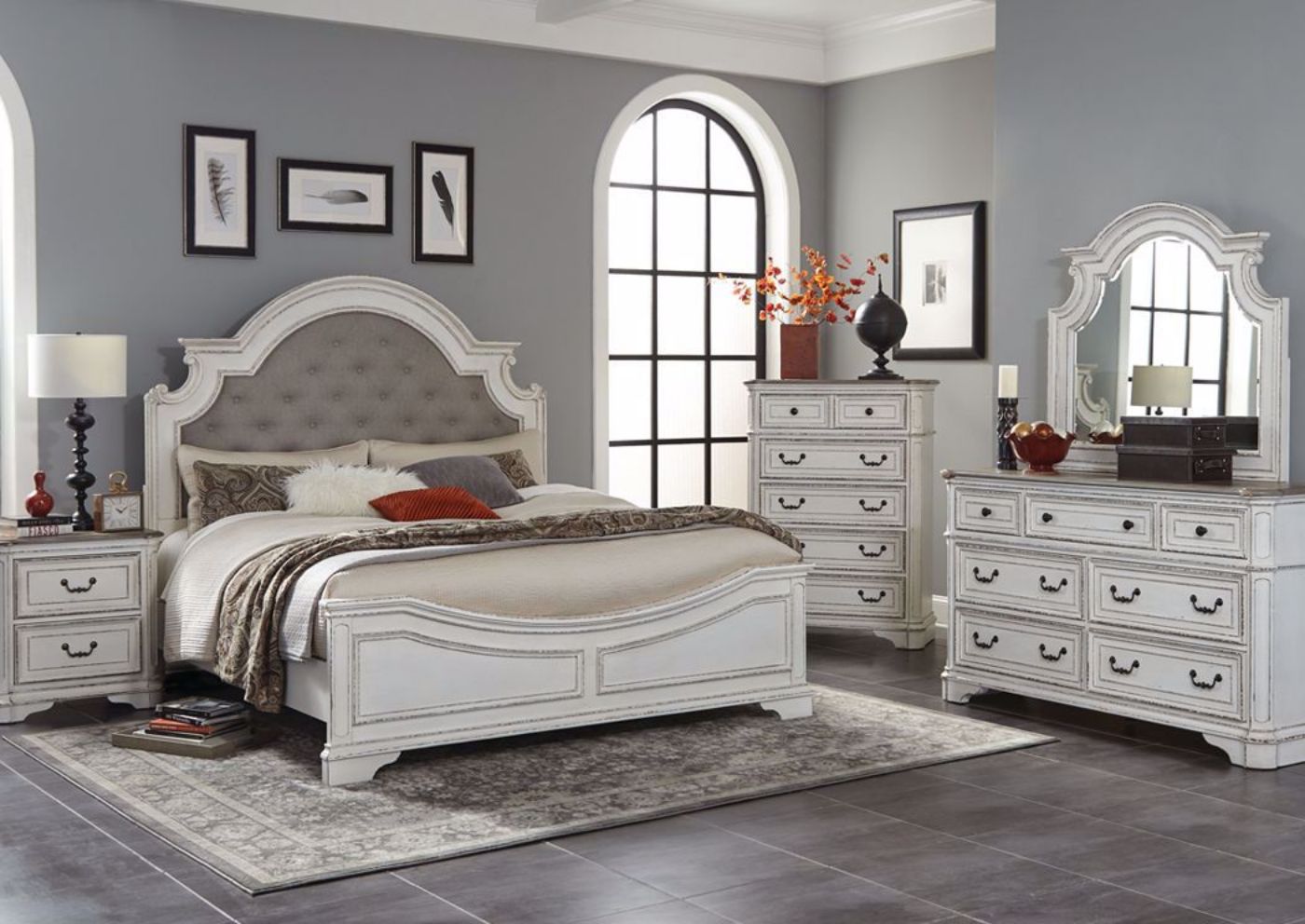 Picture of Raquel Queen Size Bedroom Set - White
